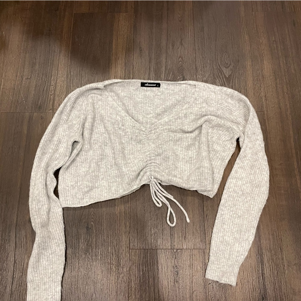 Gray Knit Sweater